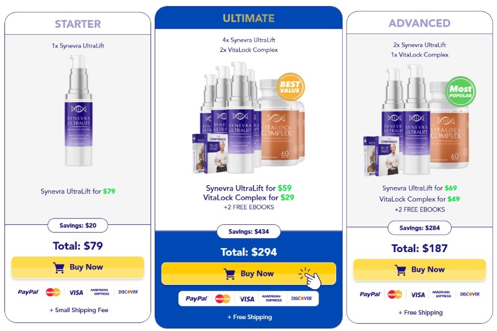 Synevra UltraLift pricing and special offer